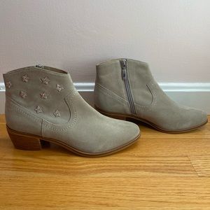 Anthropologie “Freda” Suede Booties